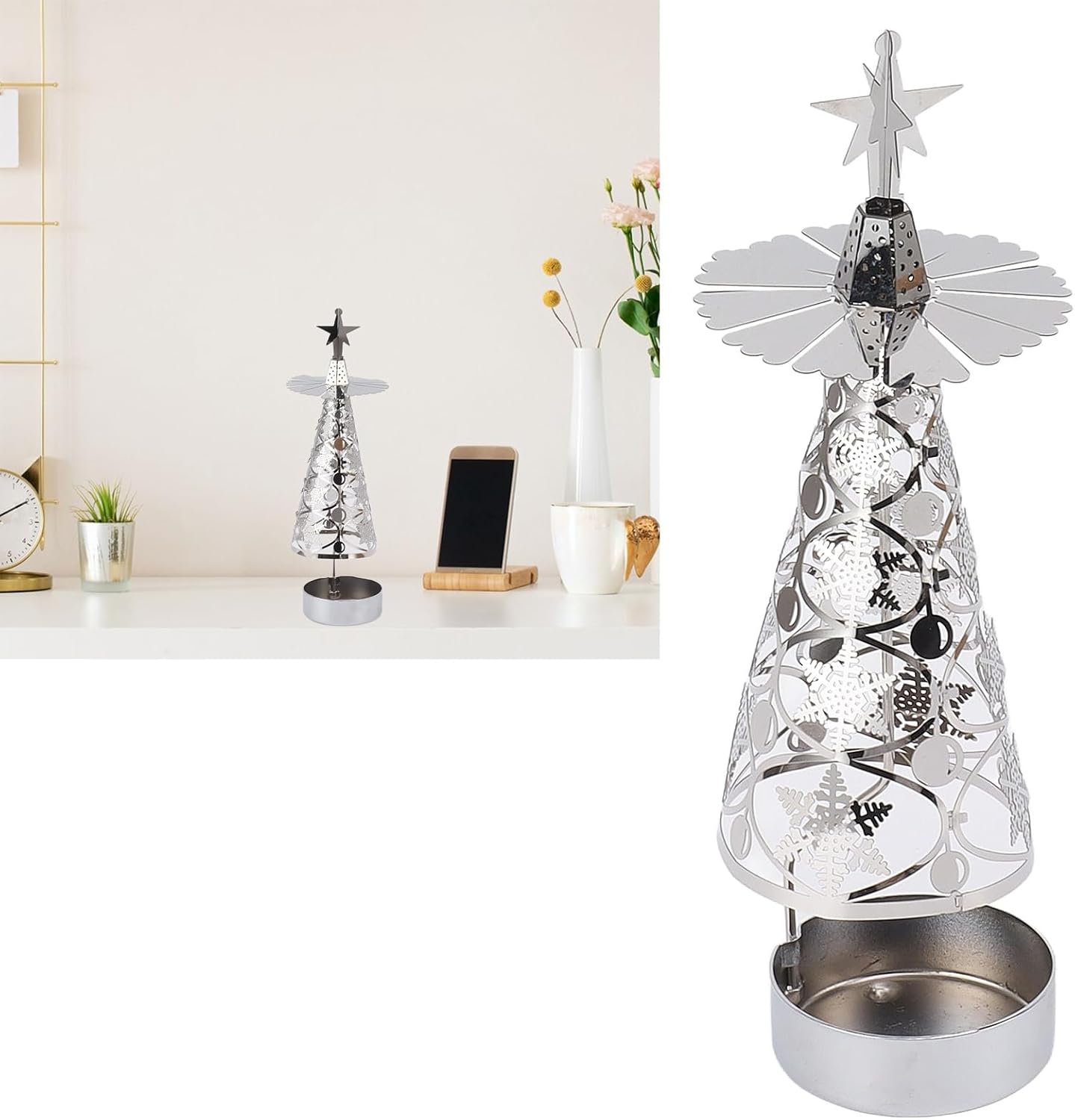 Fdit Candle Holder - Unique Christmas Candlestick Aromatherapy Set