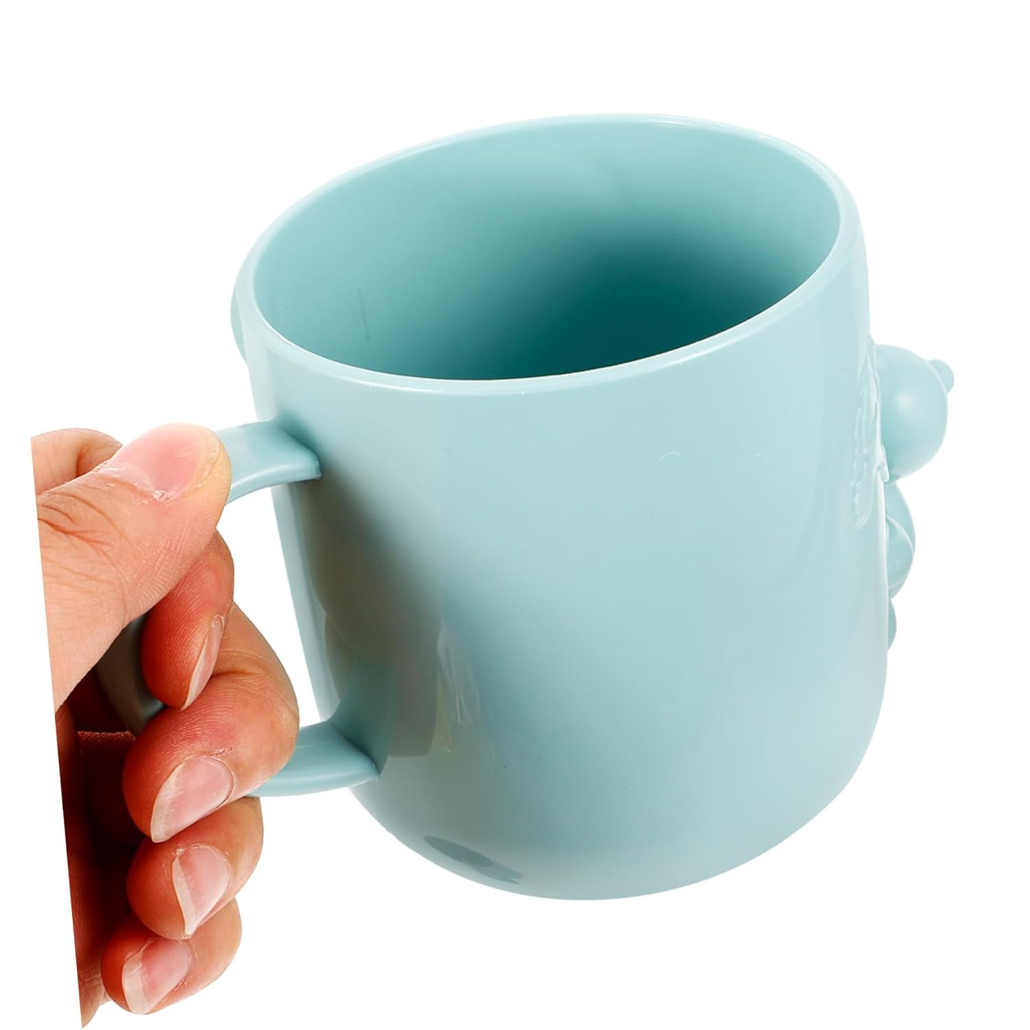 2-Pack Kids Reusable Toothbrush Cup - Cute Plastic Mugs for Toddlers