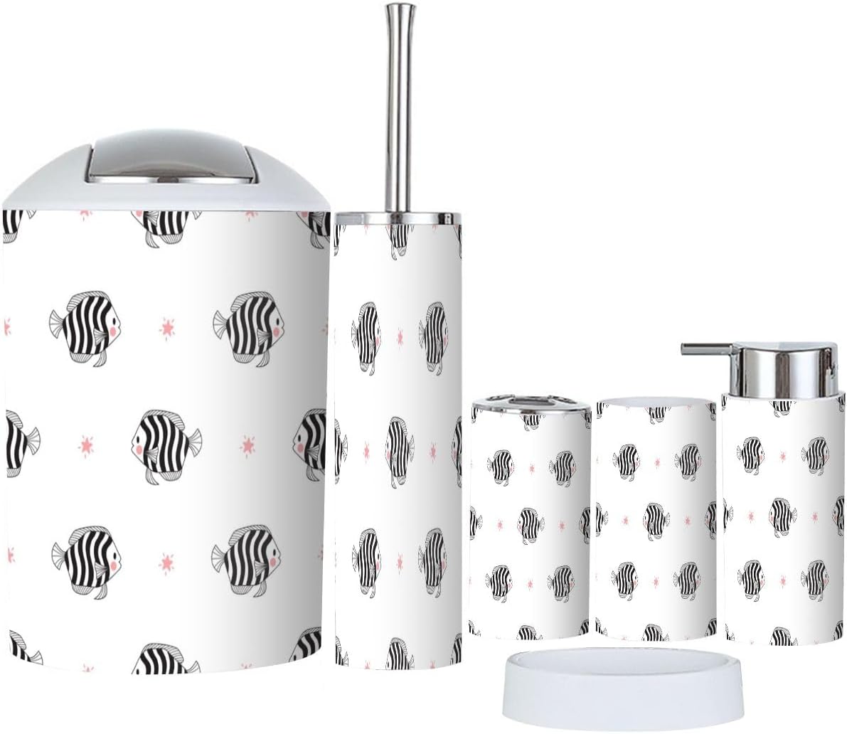 Aesthetic Functional Bathroom Accessory Set