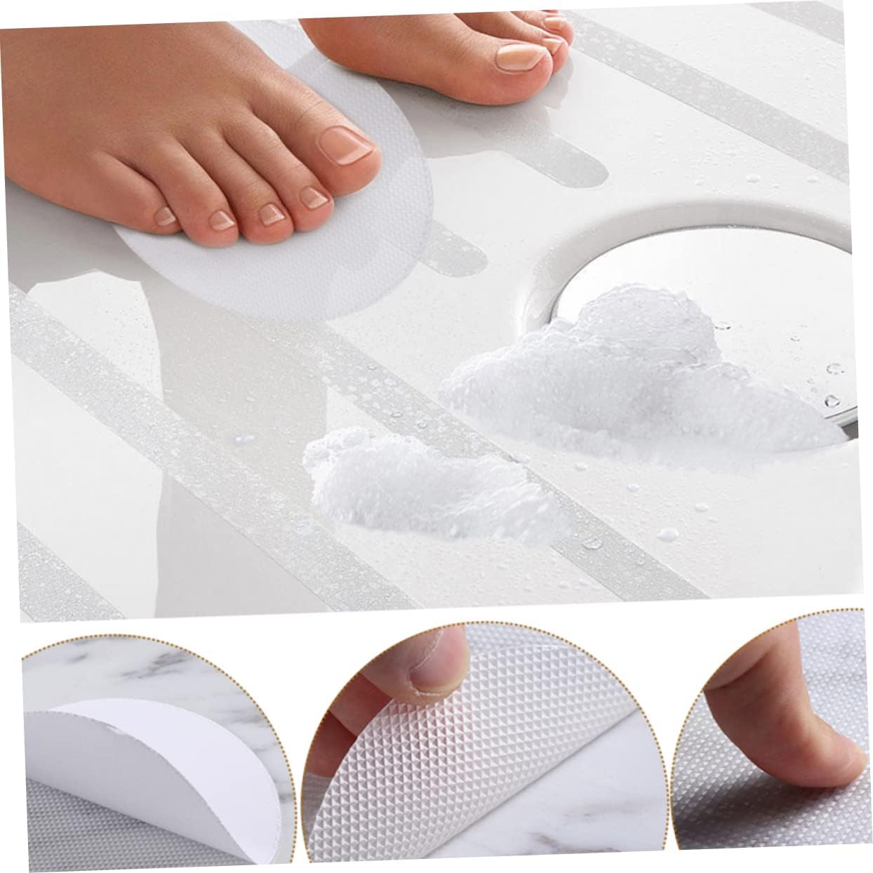 22-Piece Anti-Slip Stickers for Bathroom Use