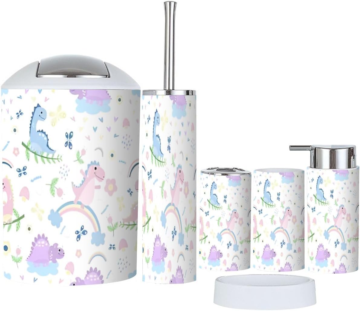 XNGJEMVWXO - Cute Dinosaur Bathroom Set