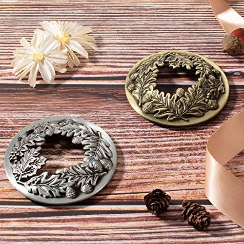 PH PandaHall 2 Pack Jar Candle Topper - Antique Bronze Silver