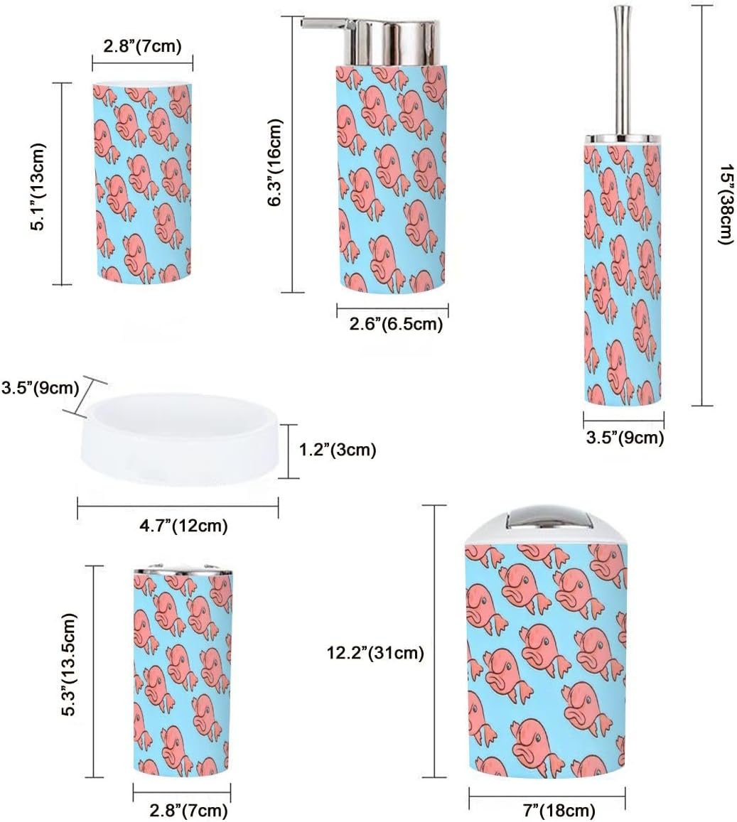 6-Piece Bathroom Accessories Set for Kids