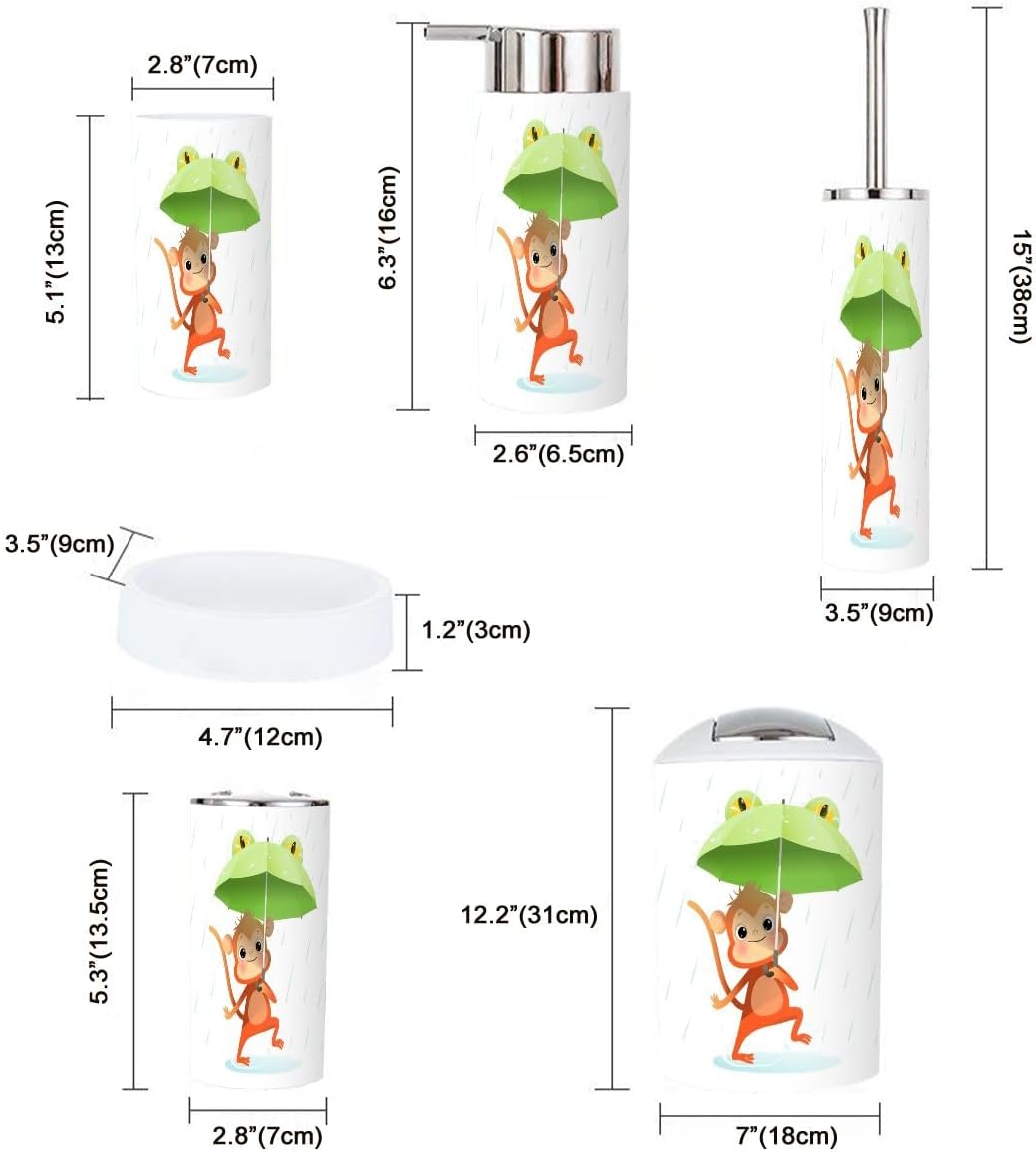 Bath Time Bonanza 6-Piece - Durable Adorable for Happy Mummy Daddy