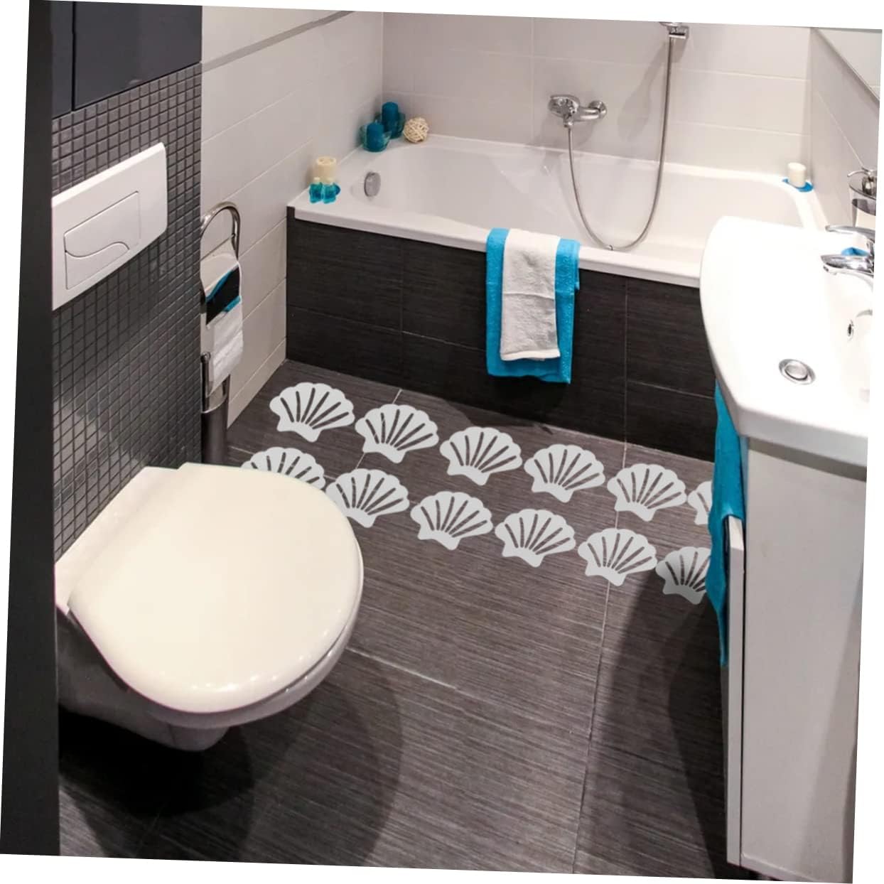 Safe Slip Sticker for Kids Bathrooms More