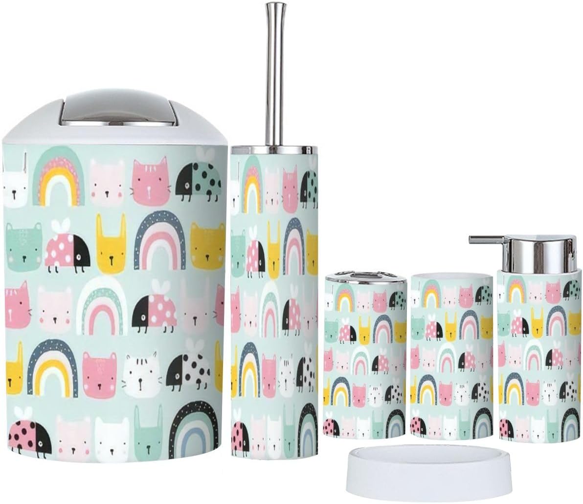 Bam-Bam Brian 6-Piece Bathroom Set