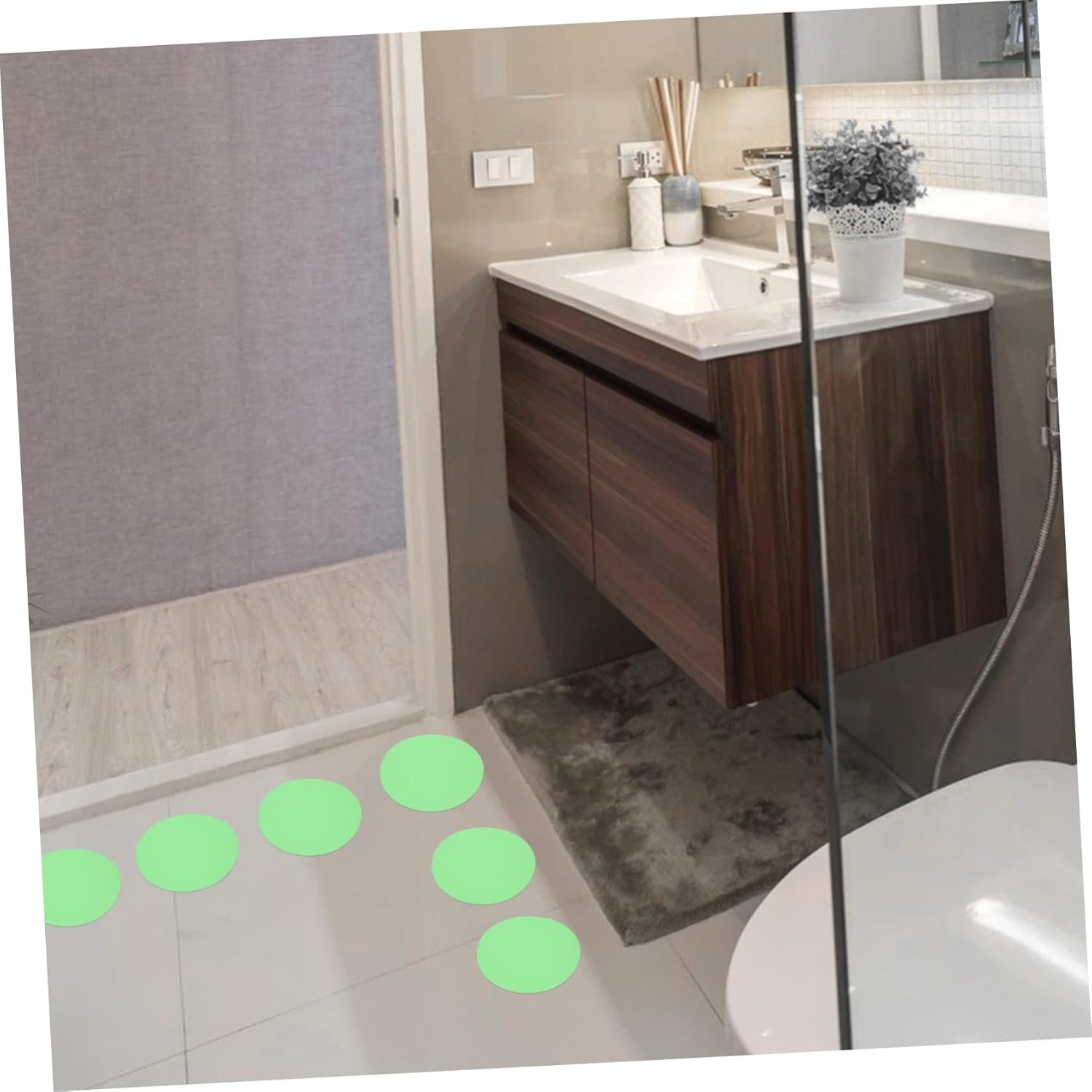 ABOOFAN 20-Piece Bathtub Stair Skid Stickers - Non-Slip for Home Use