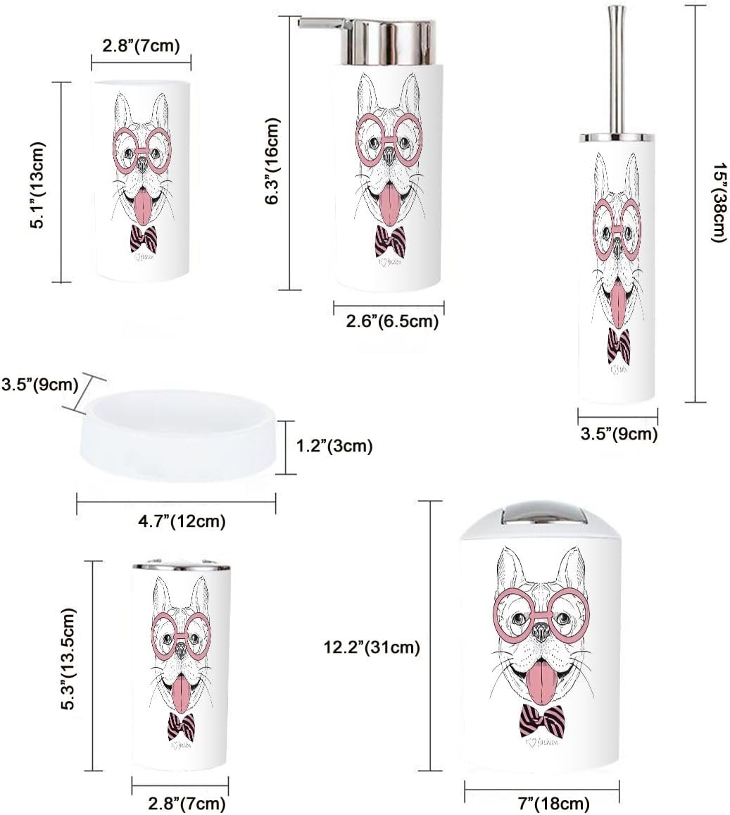 Stylish 6-Piece Bathroom set