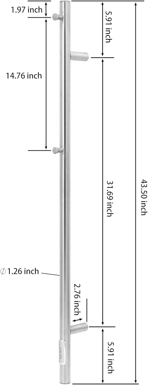 KEG Instantly heats wall-mounted towel warmer elegant durable