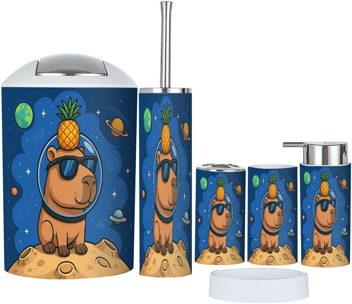 Bathroom Accessory Set Boho Design