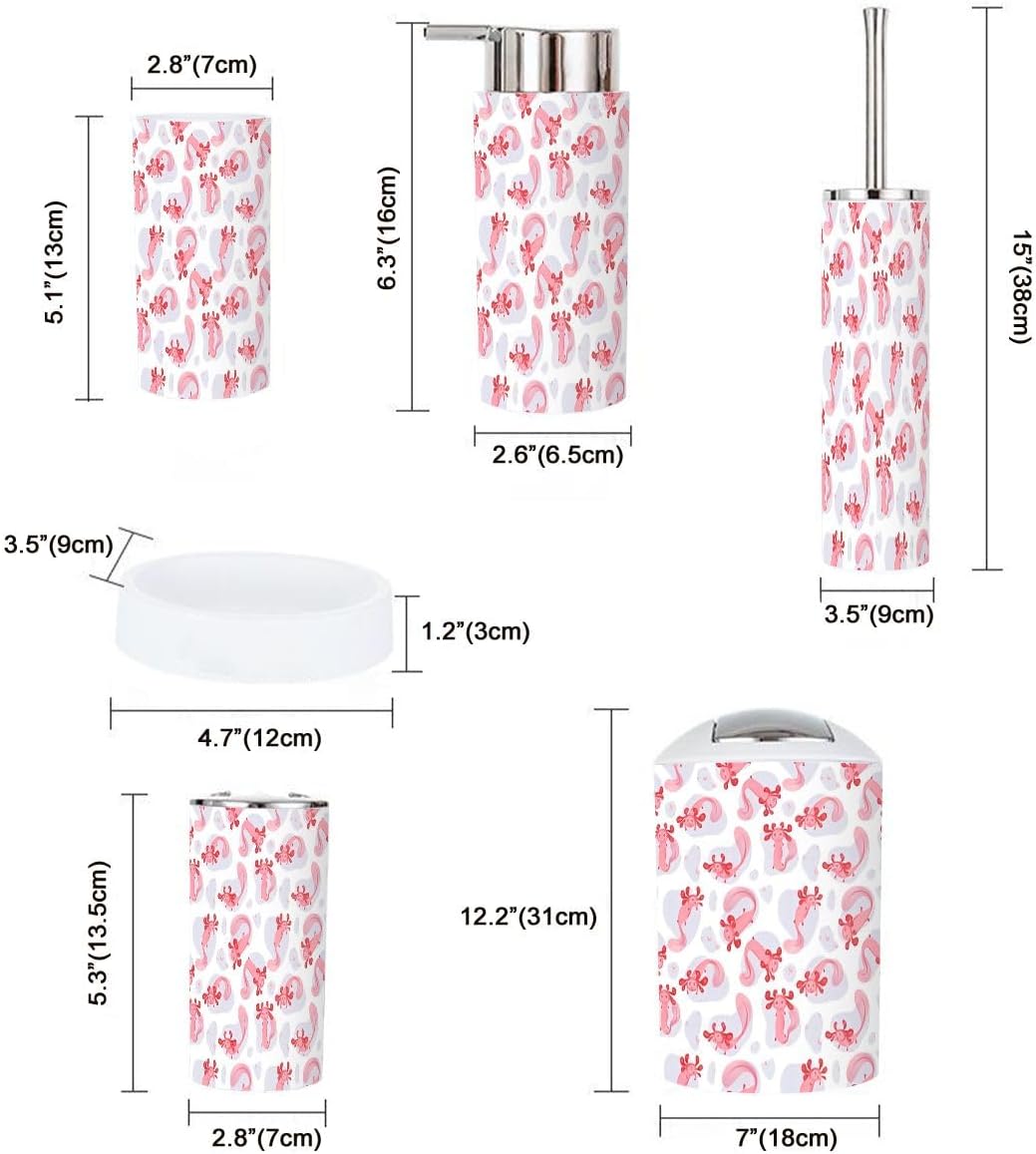 Cute Pink Bathroom Set for Daily Use