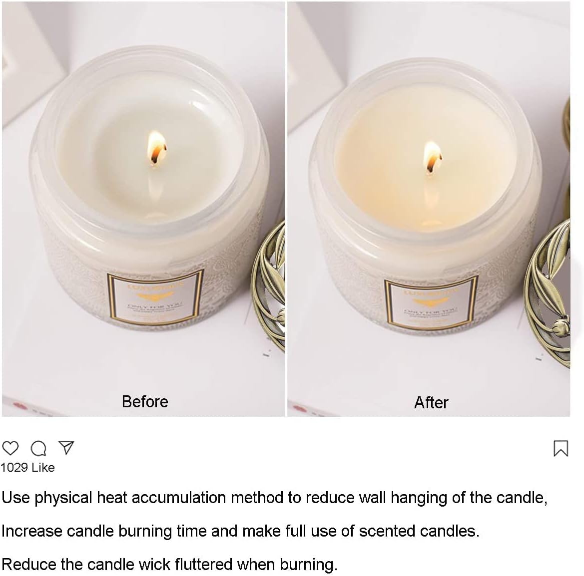 UCINNOVATE Candle Toppers Jar Candle Accessories