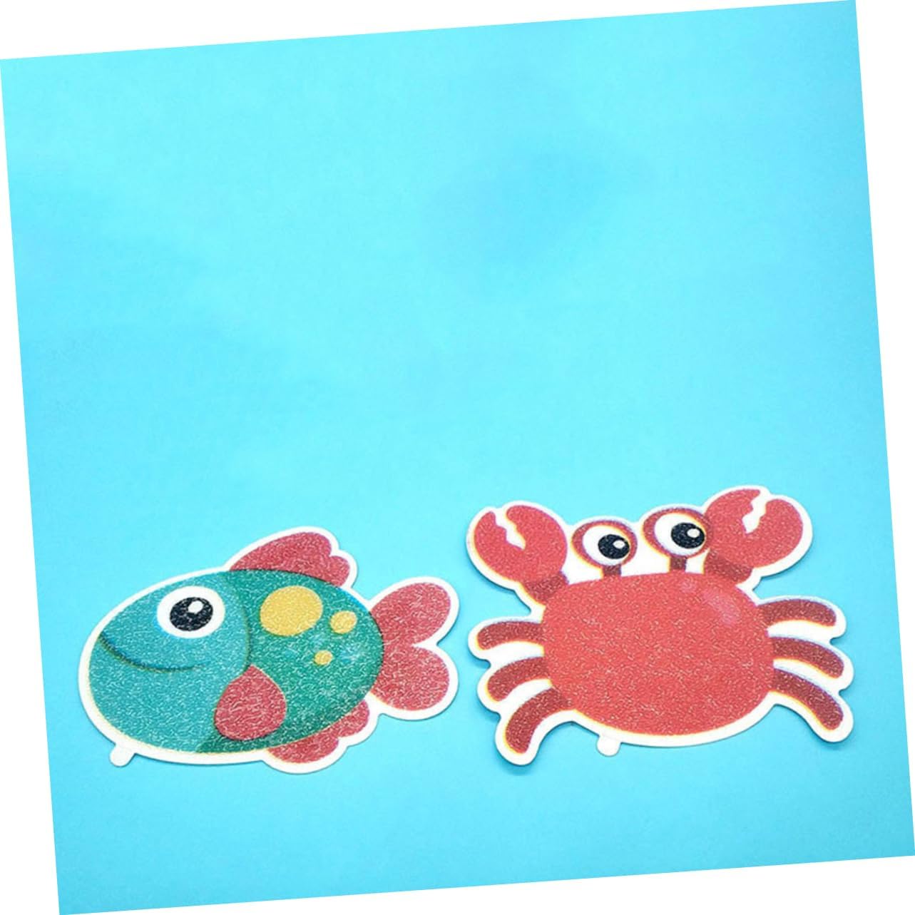 Ensure safe fun with 5Pcs Cartoon Fish Non Slip bathtub stickers