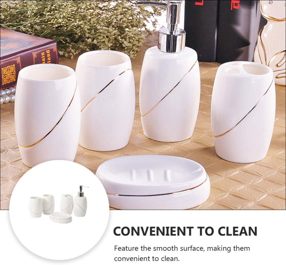 SOLUSTRE 5-Piece Compact Bath Set