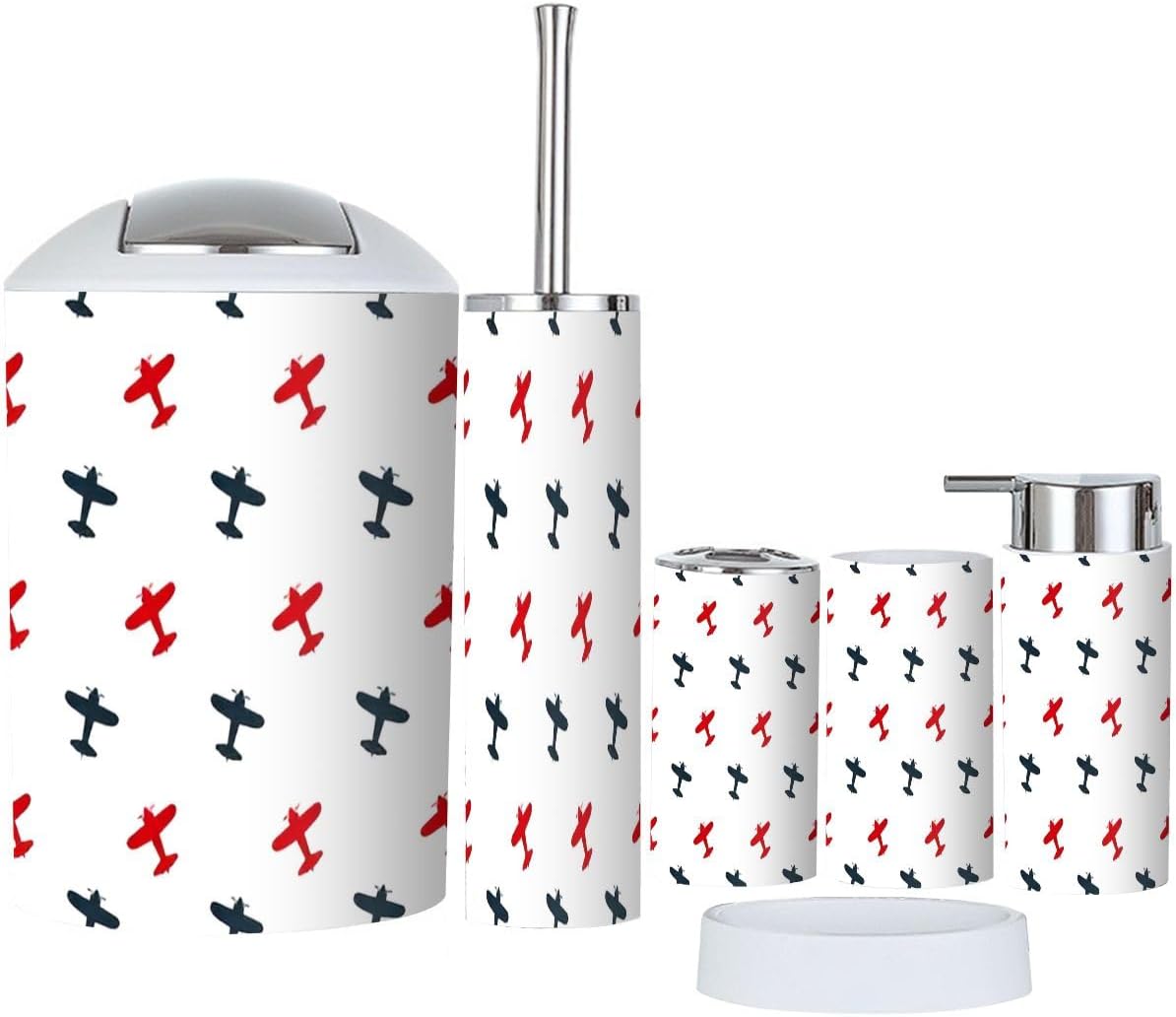 XNGJEMVWXO Bathroom Accessory Set 6 Piece
