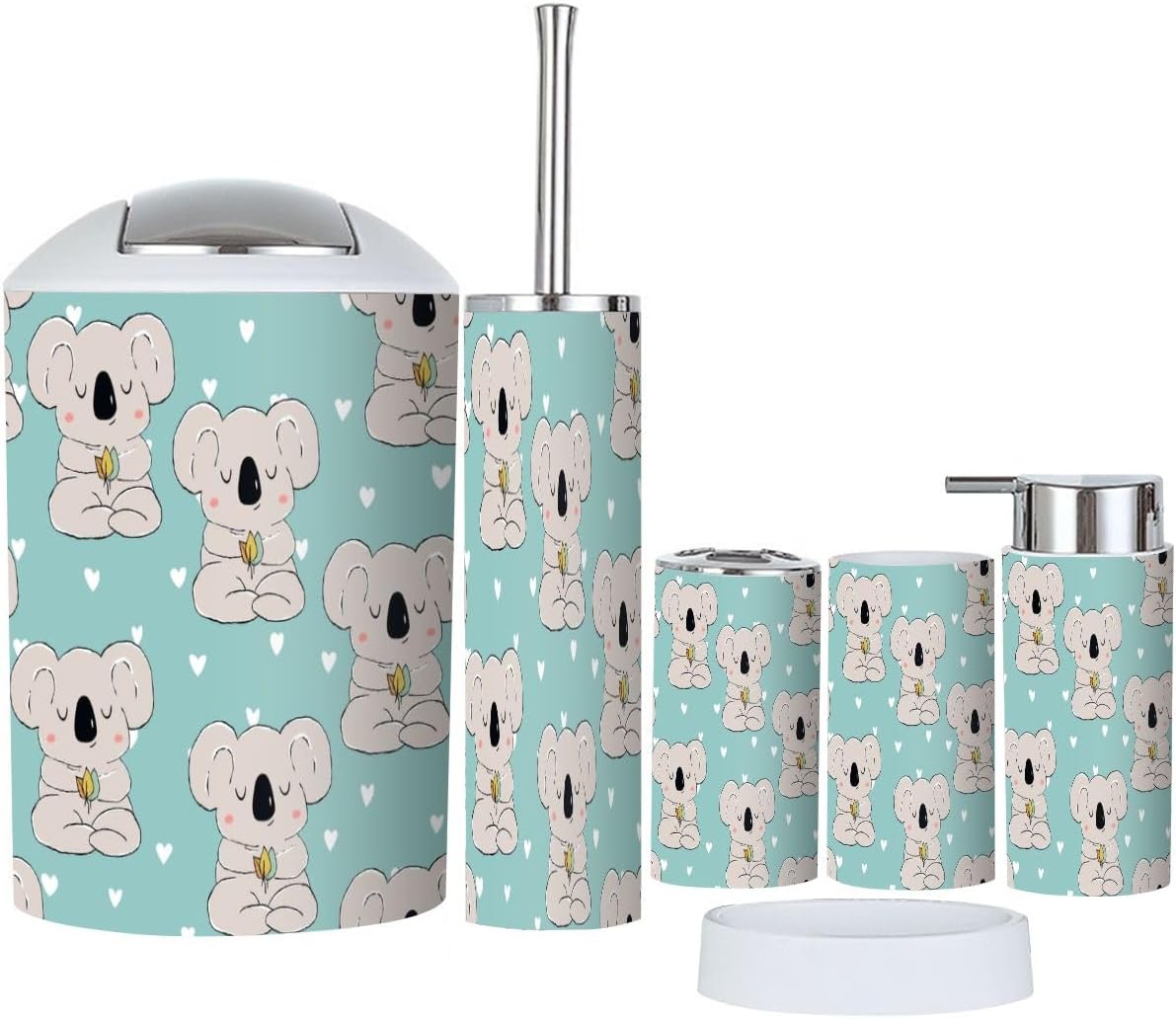 XNGJEMVWXO - Cute Koala Bathroom Accessories Set