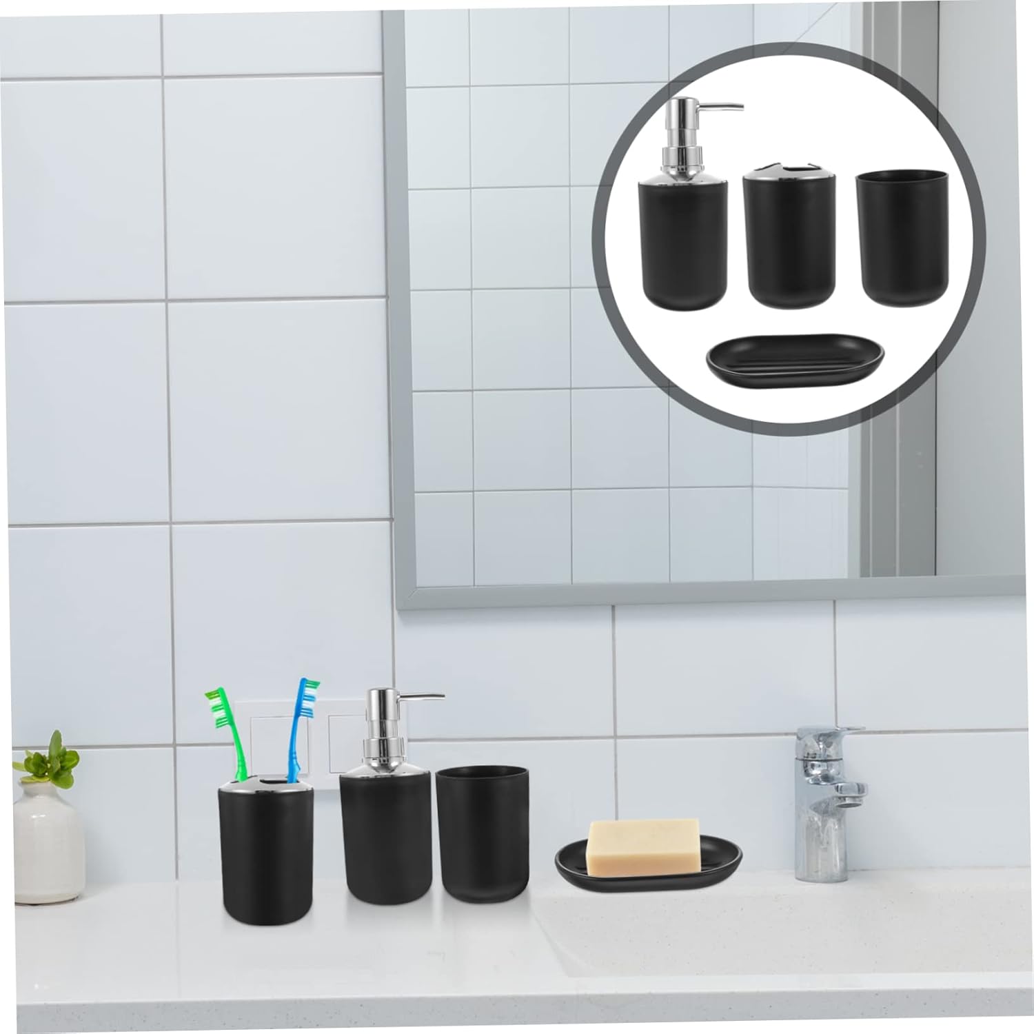 Versatile Bathroom Accessory Set from ToppersFun