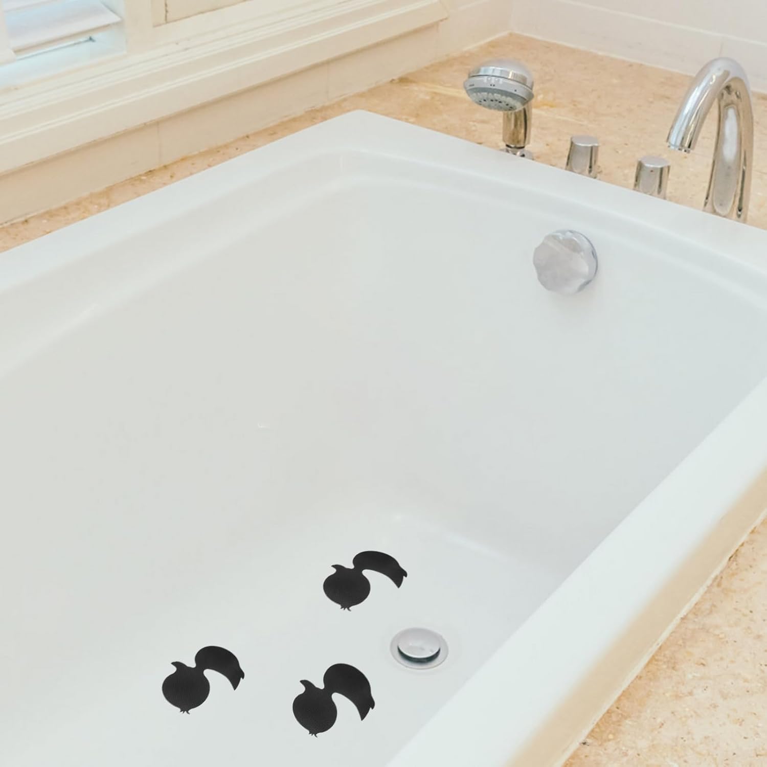 Zerodeko Cartoon Bathtub Decals for Kids
