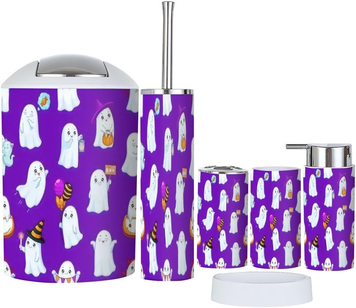 6-Piece Halloween Bathroom Set