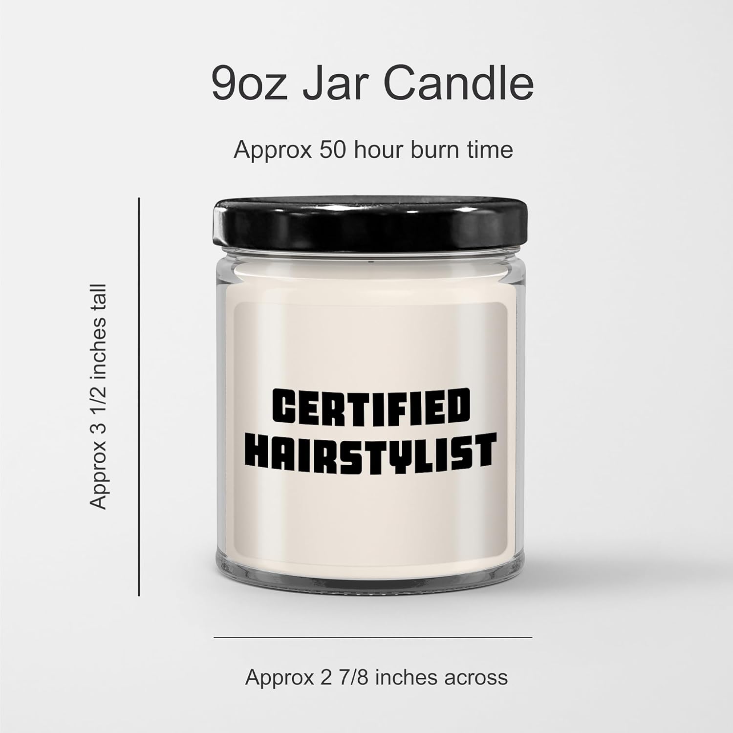 9oz Vanilla Soy Candle with Inspirational Quote