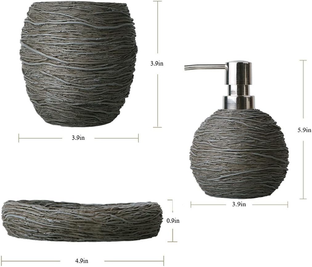 Moisture Four-Piece Soap Dispenser Set Bathroom Accessories