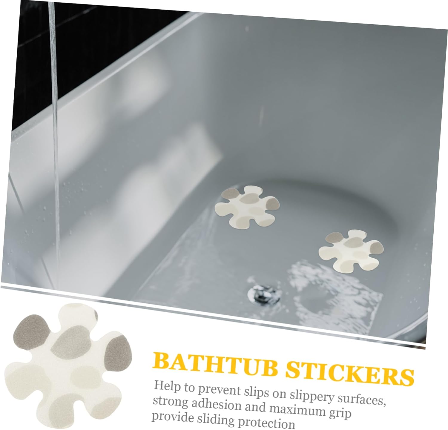 Mobestech 1Set Non Slip Bathtub Stickers