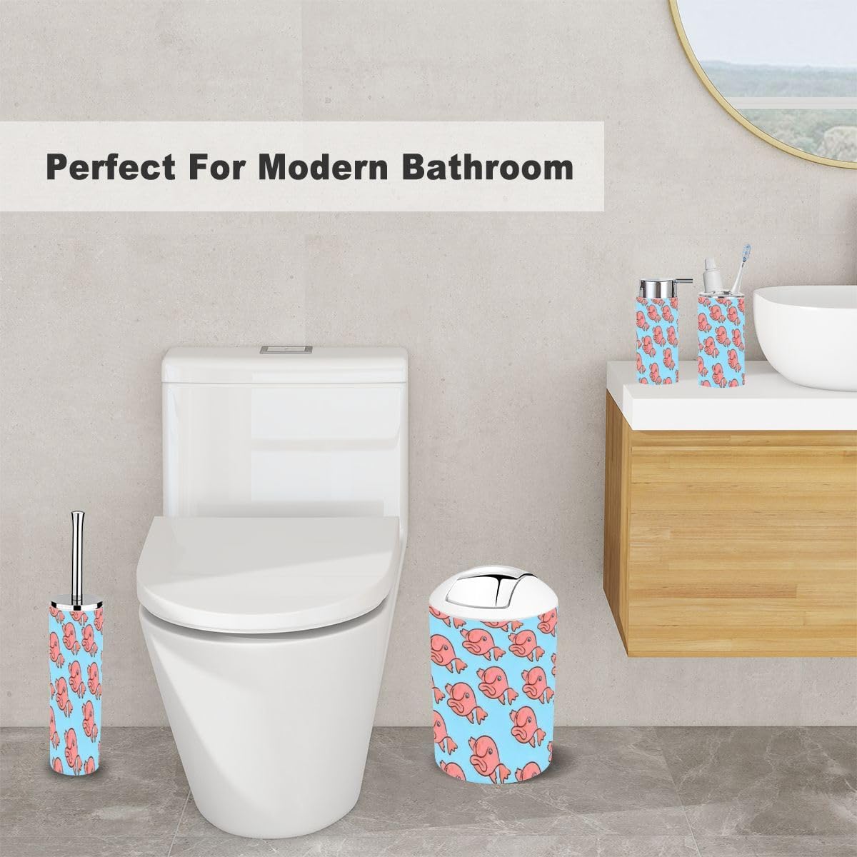 6-Piece Bathroom Accessories Set for Kids