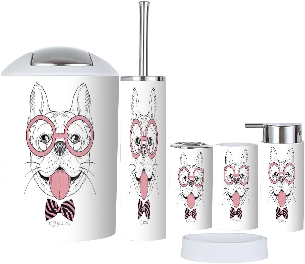 Stylish 6-Piece Bathroom set