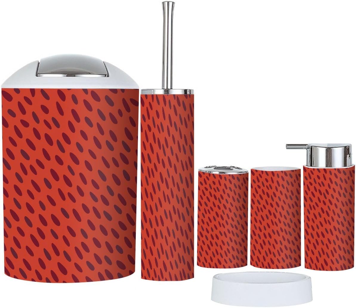 Stylish Boho Bathroom_acc set 6 piece