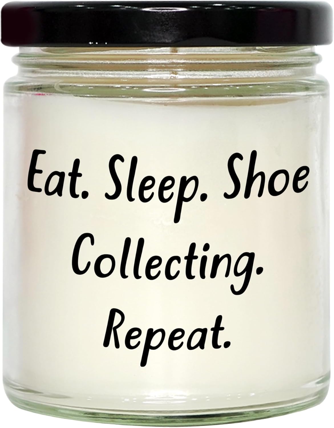 Shoe Collecting Gift Graduation Candle with Quote