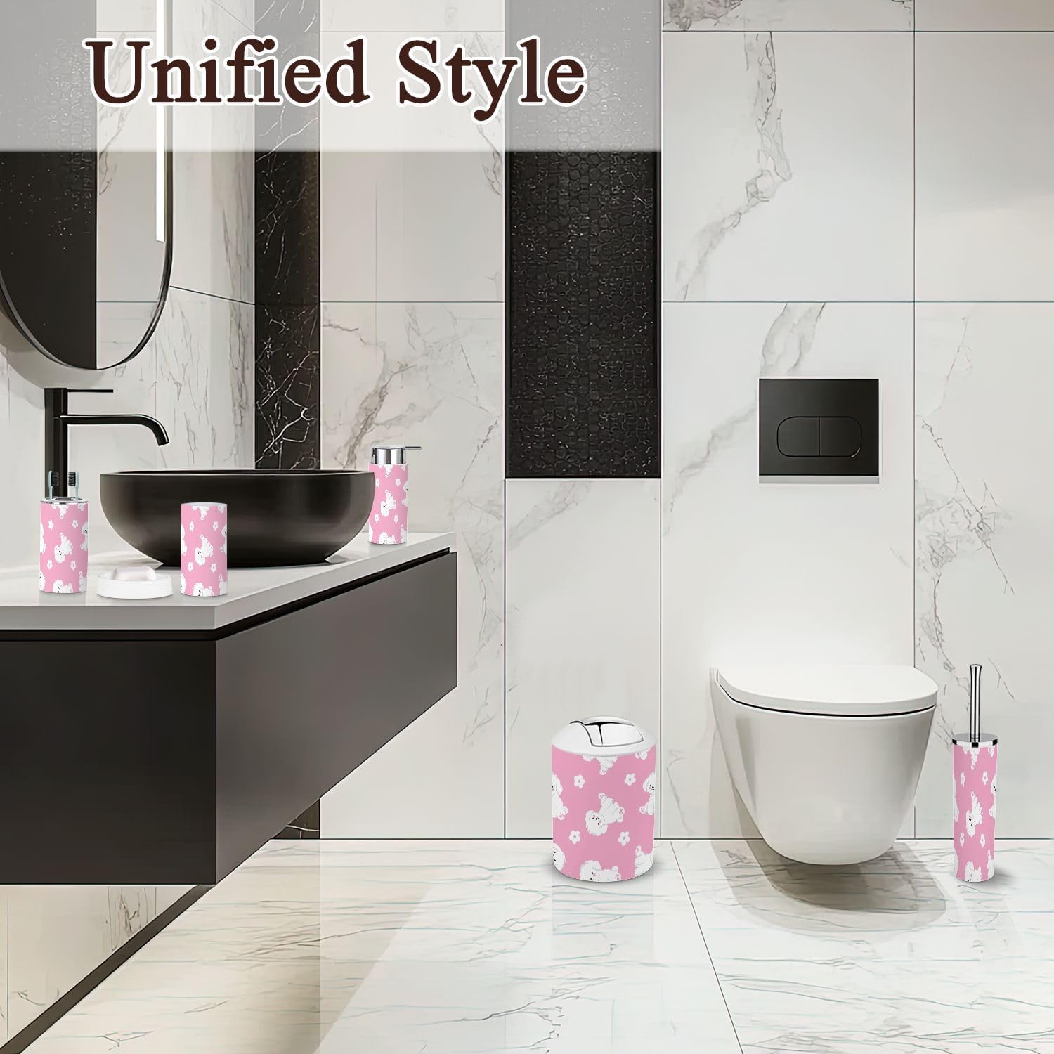 Perfect Set for Organized Bathroom
