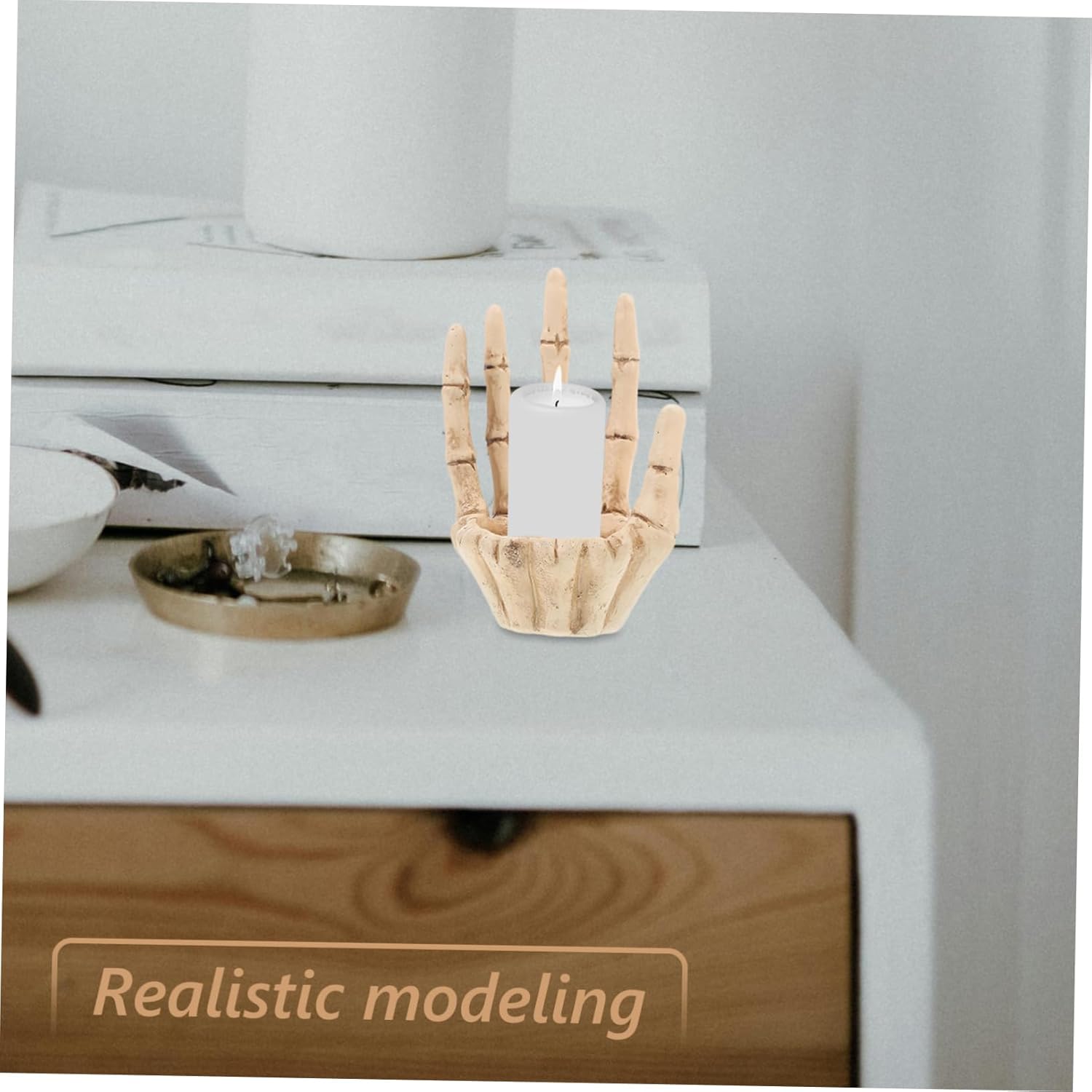 Skull Candle Holder