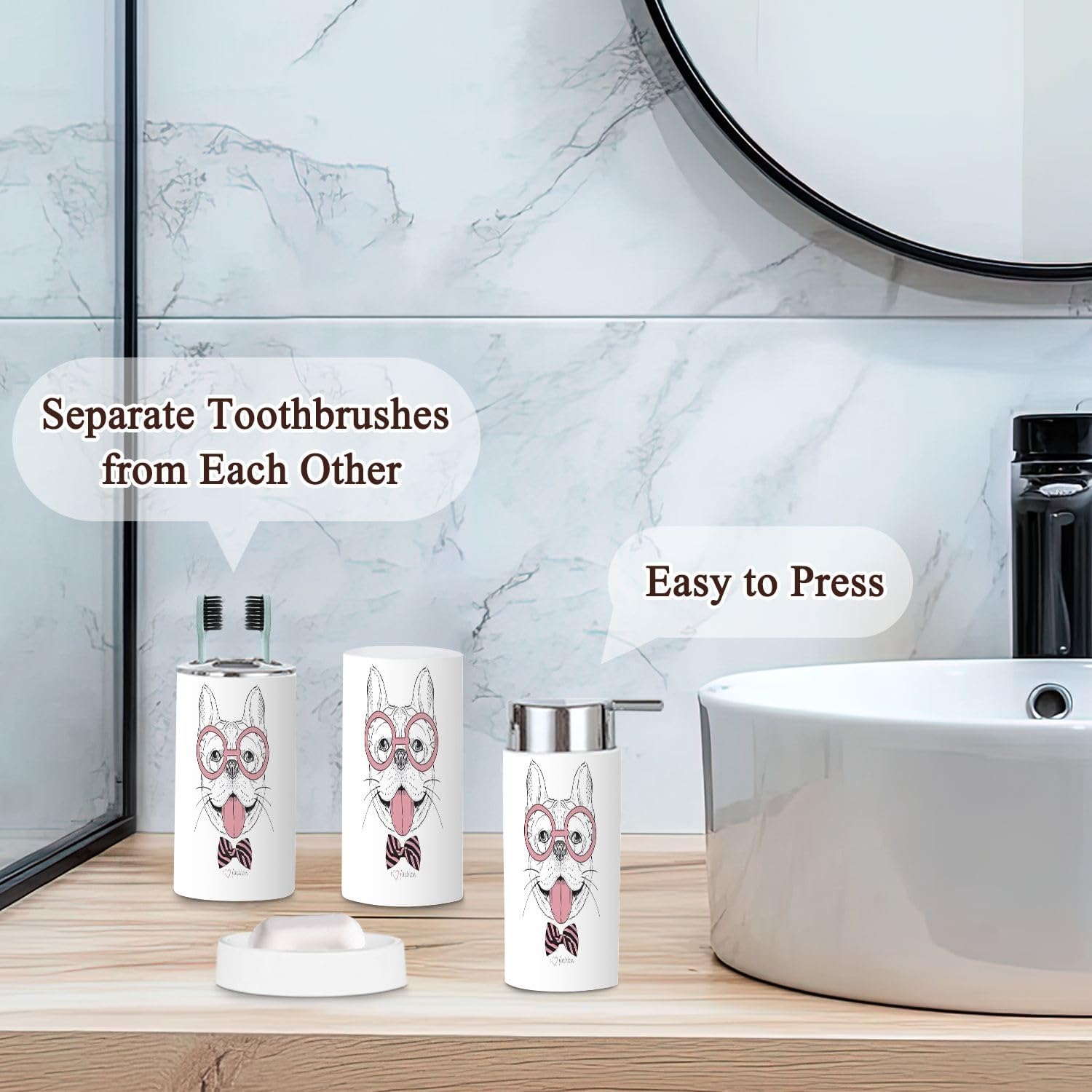 Stylish 6-Piece Bathroom set