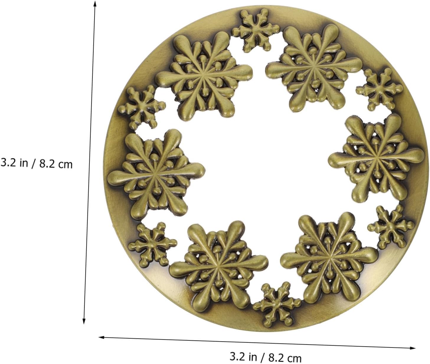 VICASKY Portable Zinc Alloy Candle Jar Lid