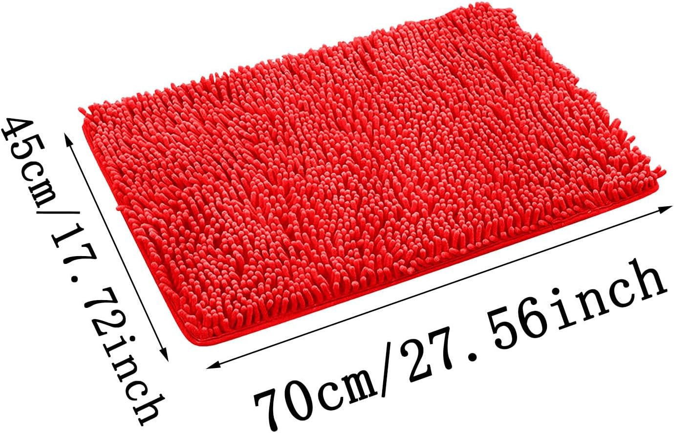 Extra Soft Washable Pink Bathroom Rug