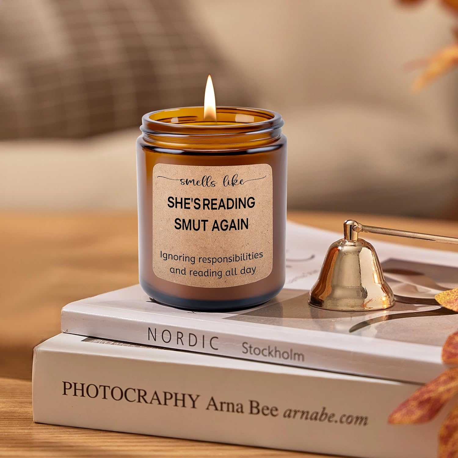Perfect for Reading Book Lovers Candle with a Quirky Vibe