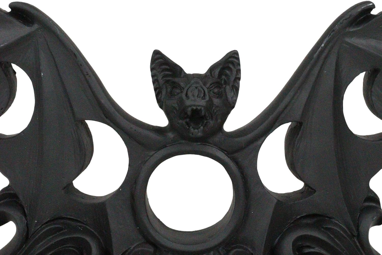 Ebros Gift Gothic Vampires Bat Votive Holder with Moon Phases