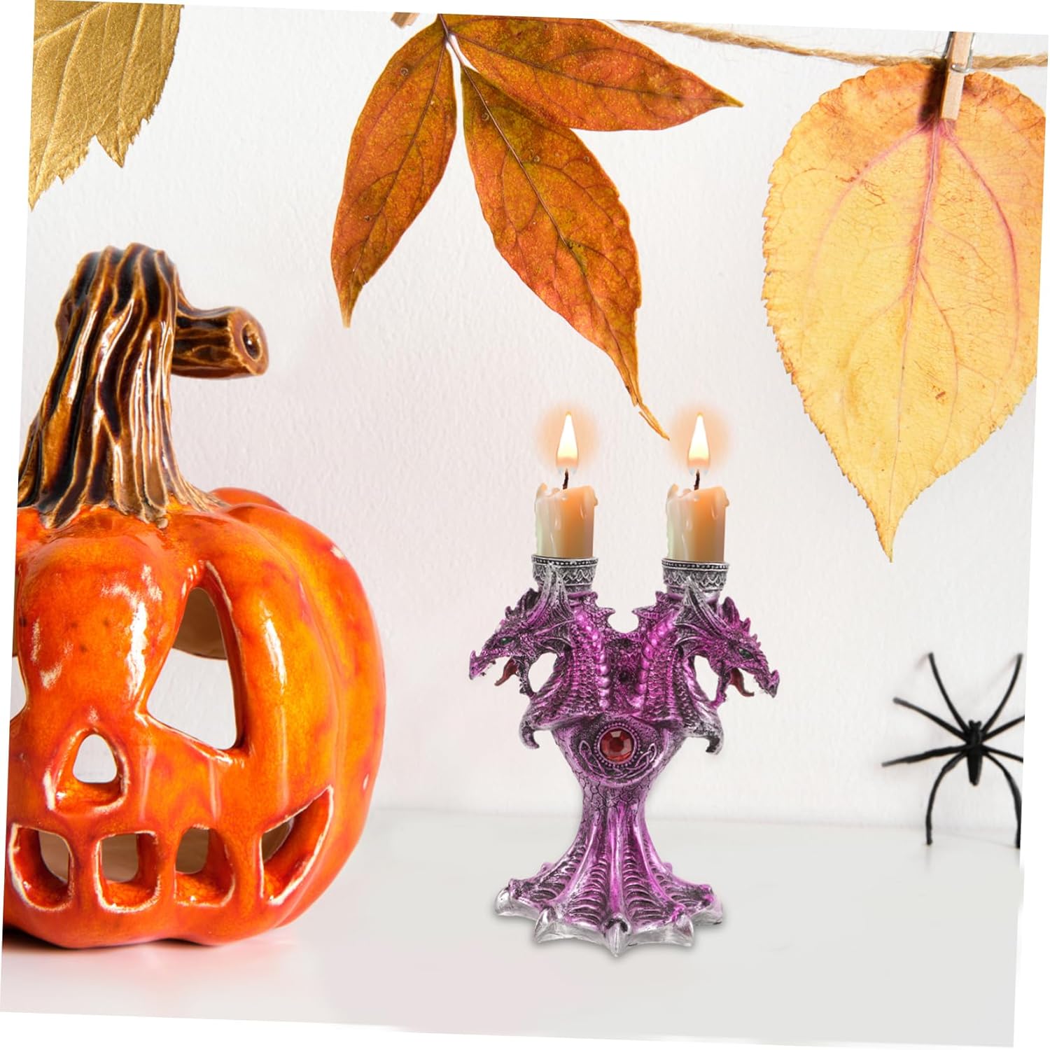 Cabilock Dragon Candle Holder Halloween Decor