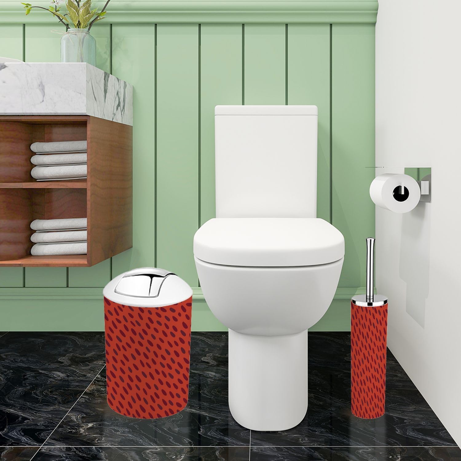 Stylish Boho Bathroom_acc set 6 piece