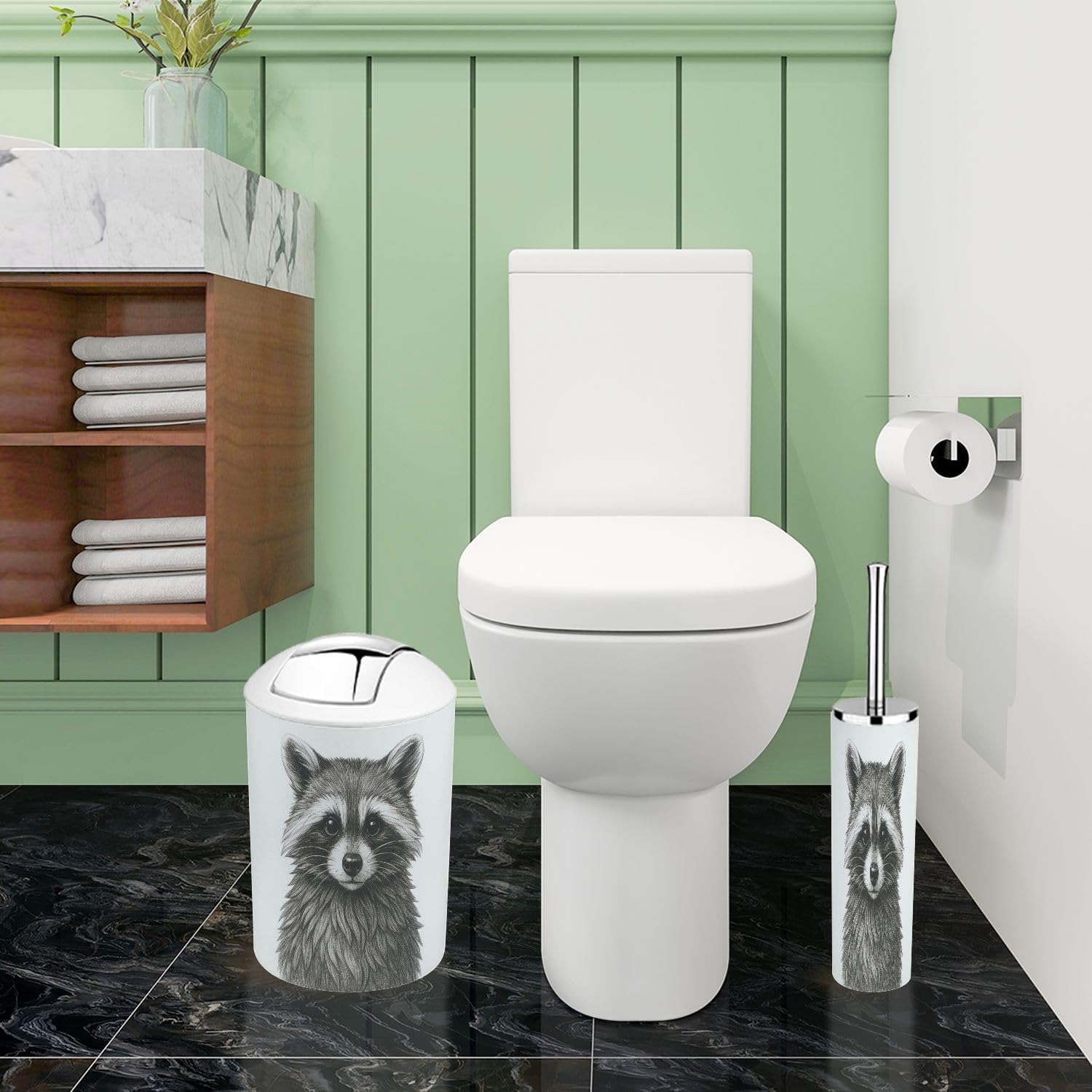 6-Piece BohoLogin Bathroom Accessory Set