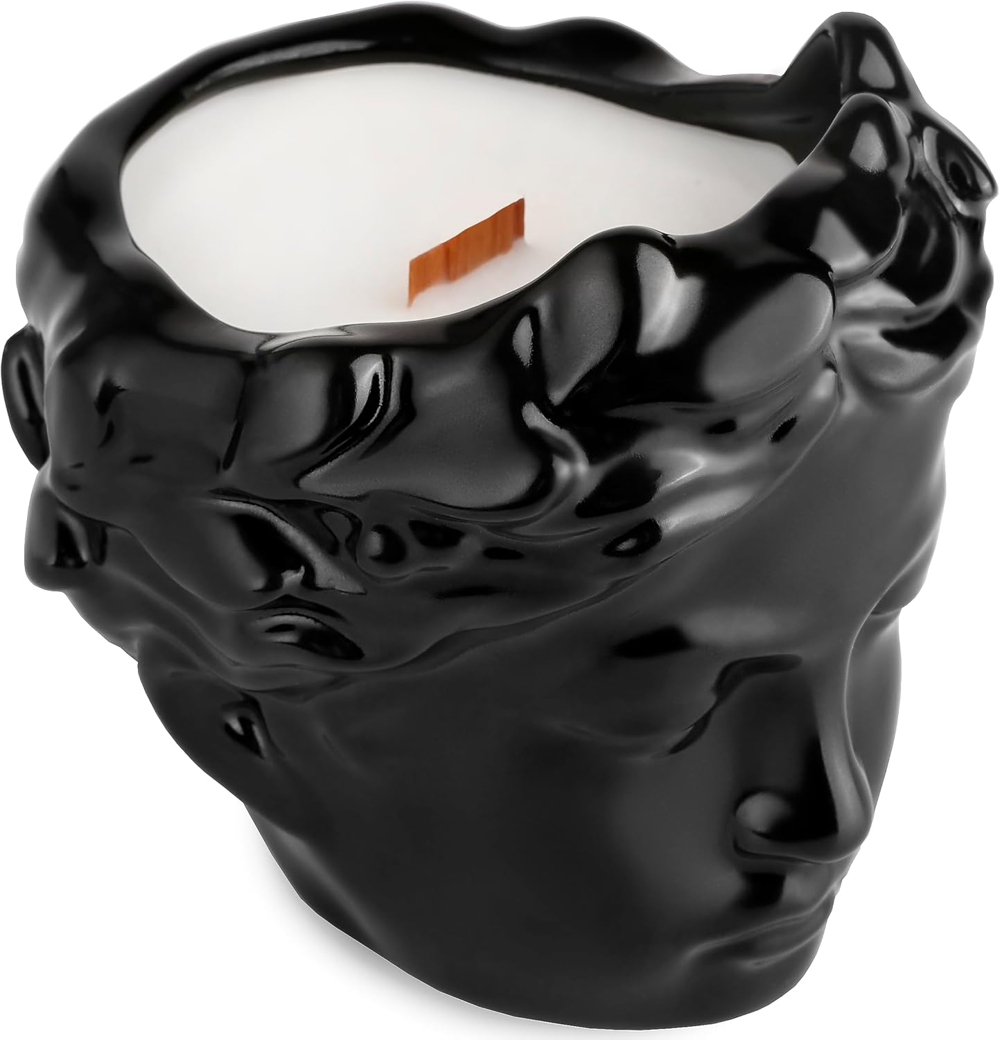 Wood Wick Candles With Crackle - Lavender Scent