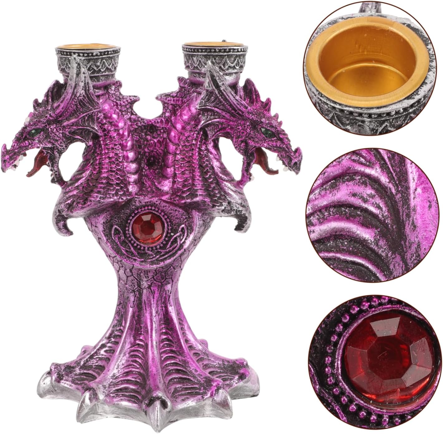 Cabilock Dragon Candle Holder Halloween Decor