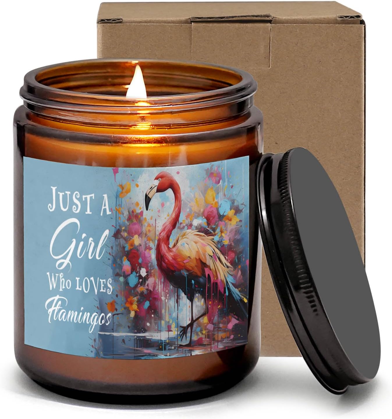 Flamingo Lover Scented Candle for Women Girls 1