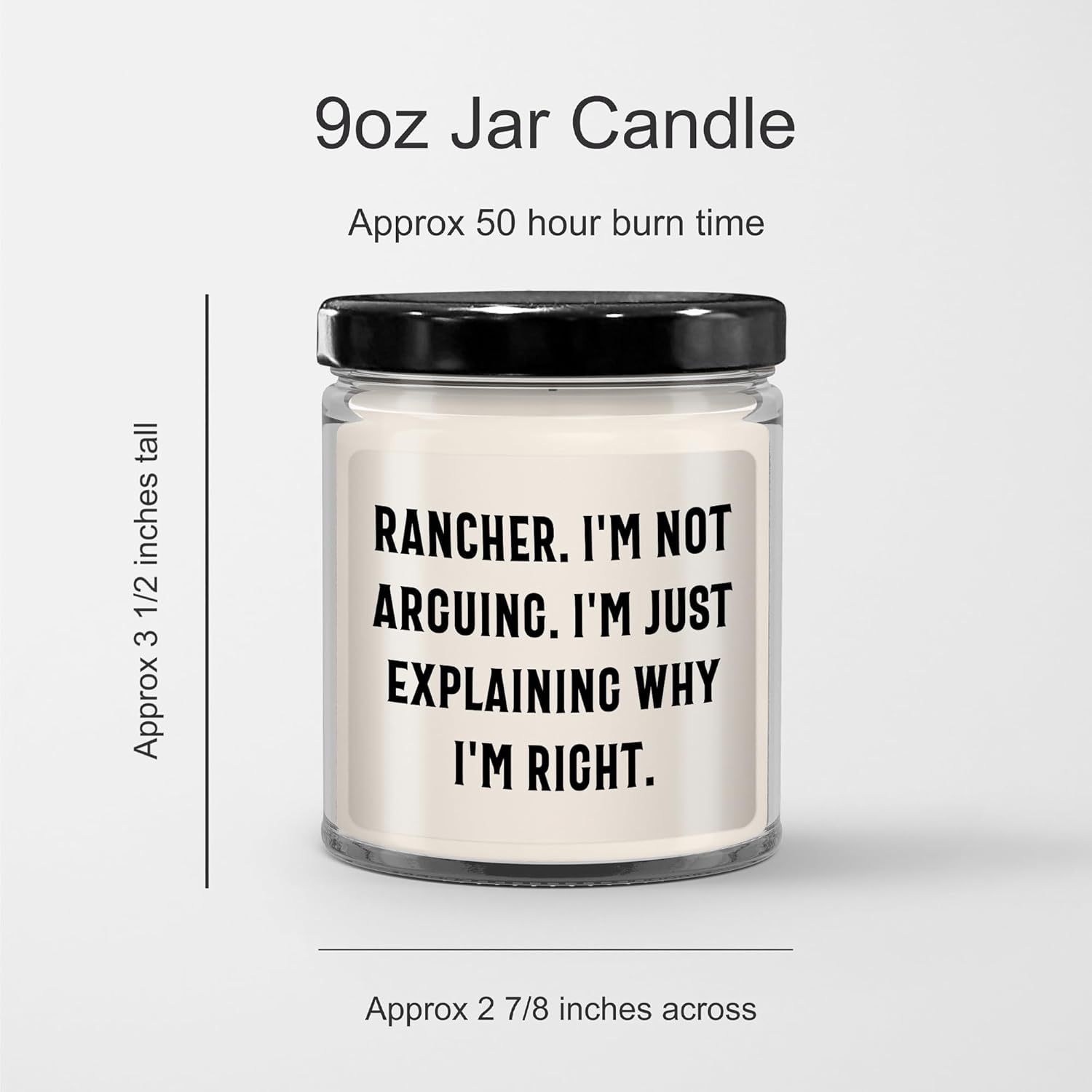 Ranchers Wise Words 9 oz Candle for Veggie Lovers