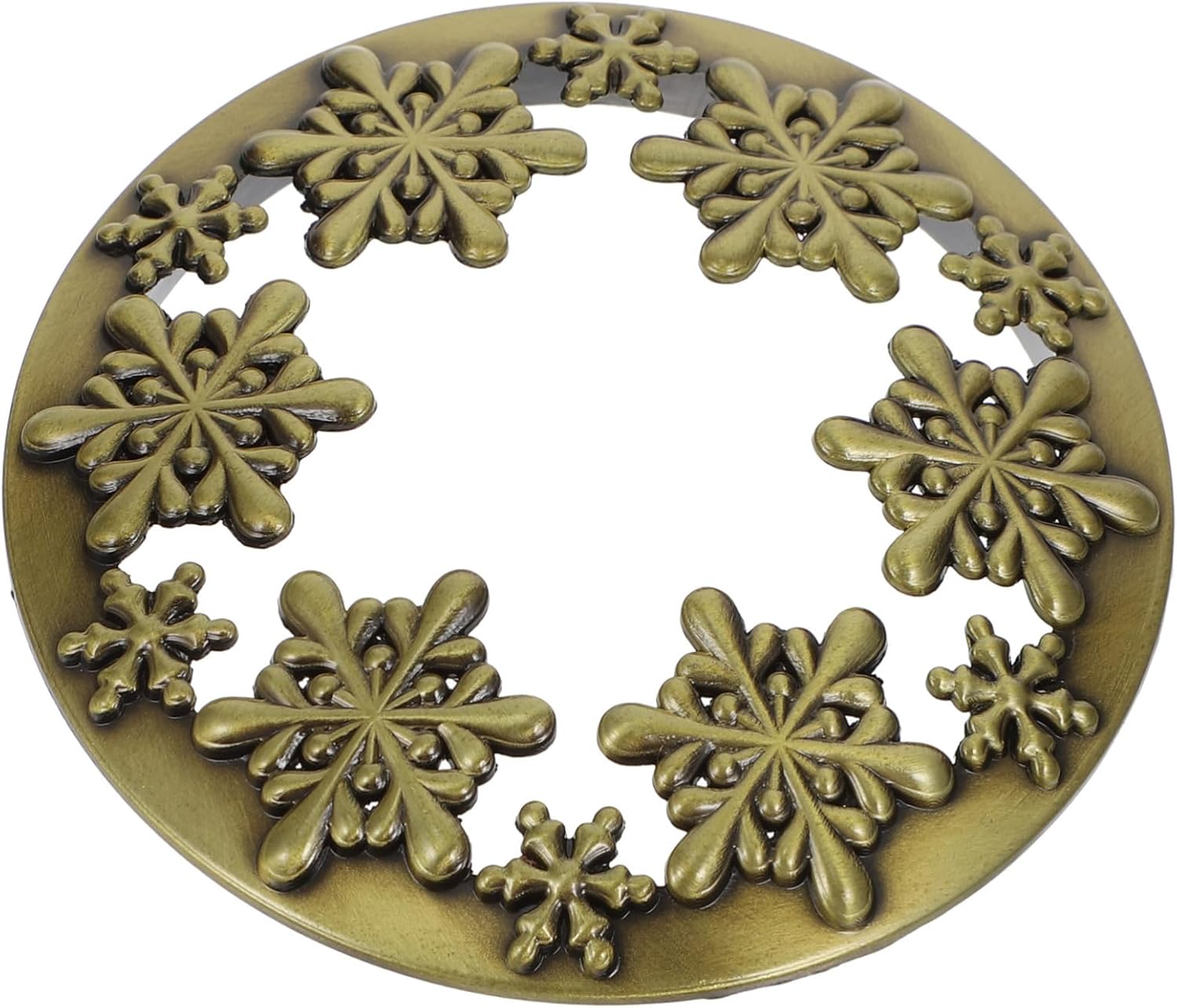 Phenofice Christmas Snowflake Candle Jar Lid Cover Scented Elegant