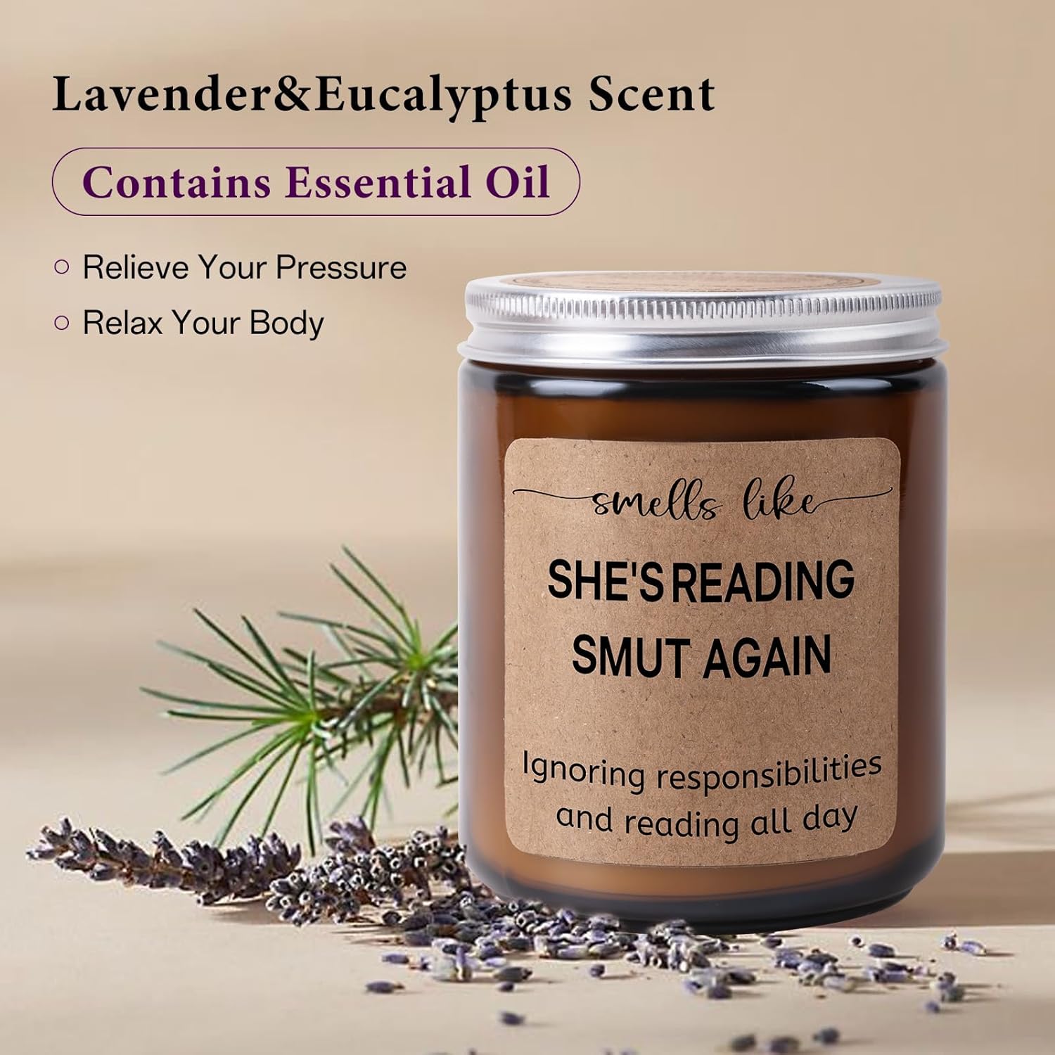 Perfect for Reading Book Lovers Candle with a Quirky Vibe