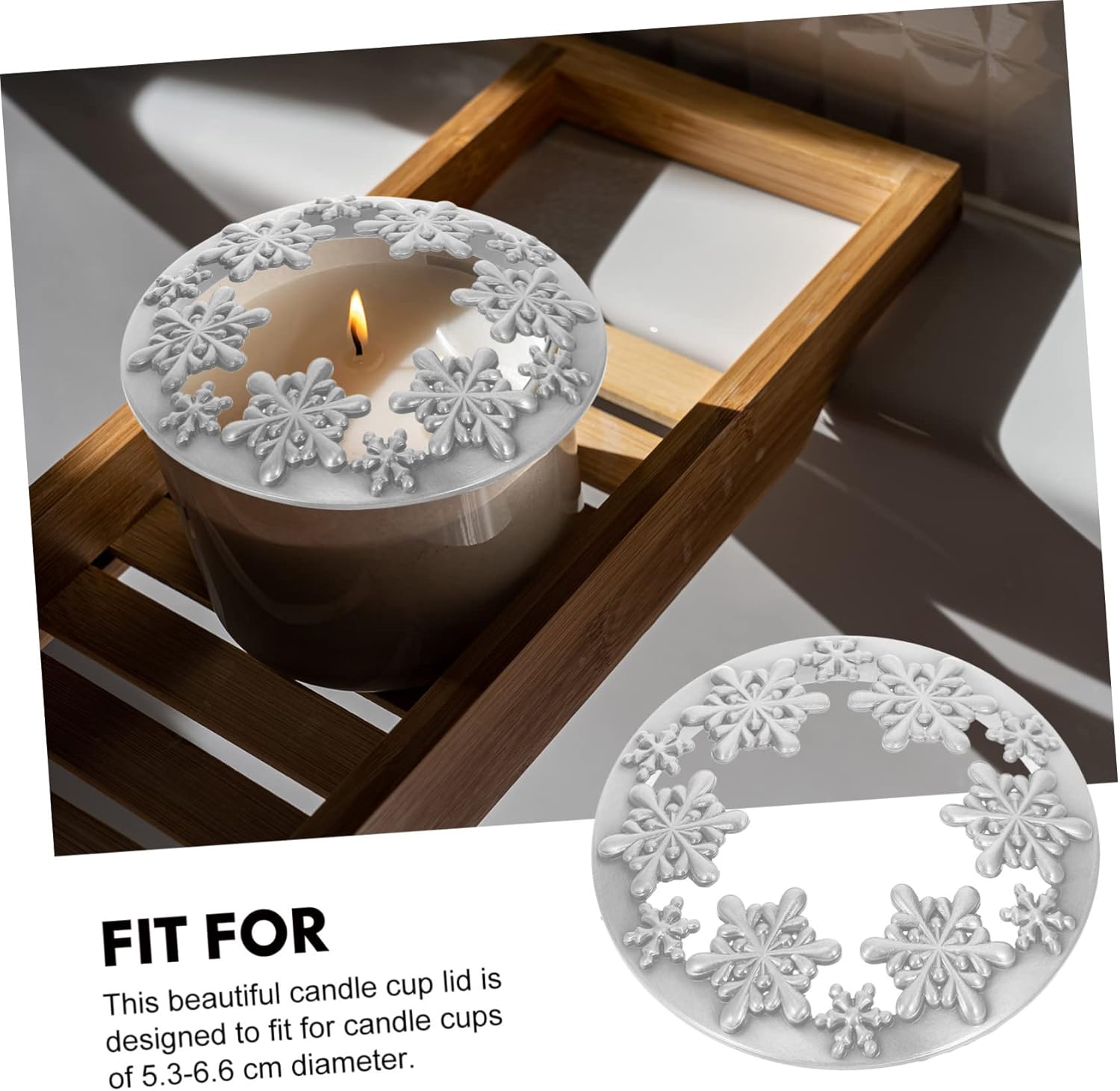 COHEALI Jar Candle - Snowflake Snowdrop