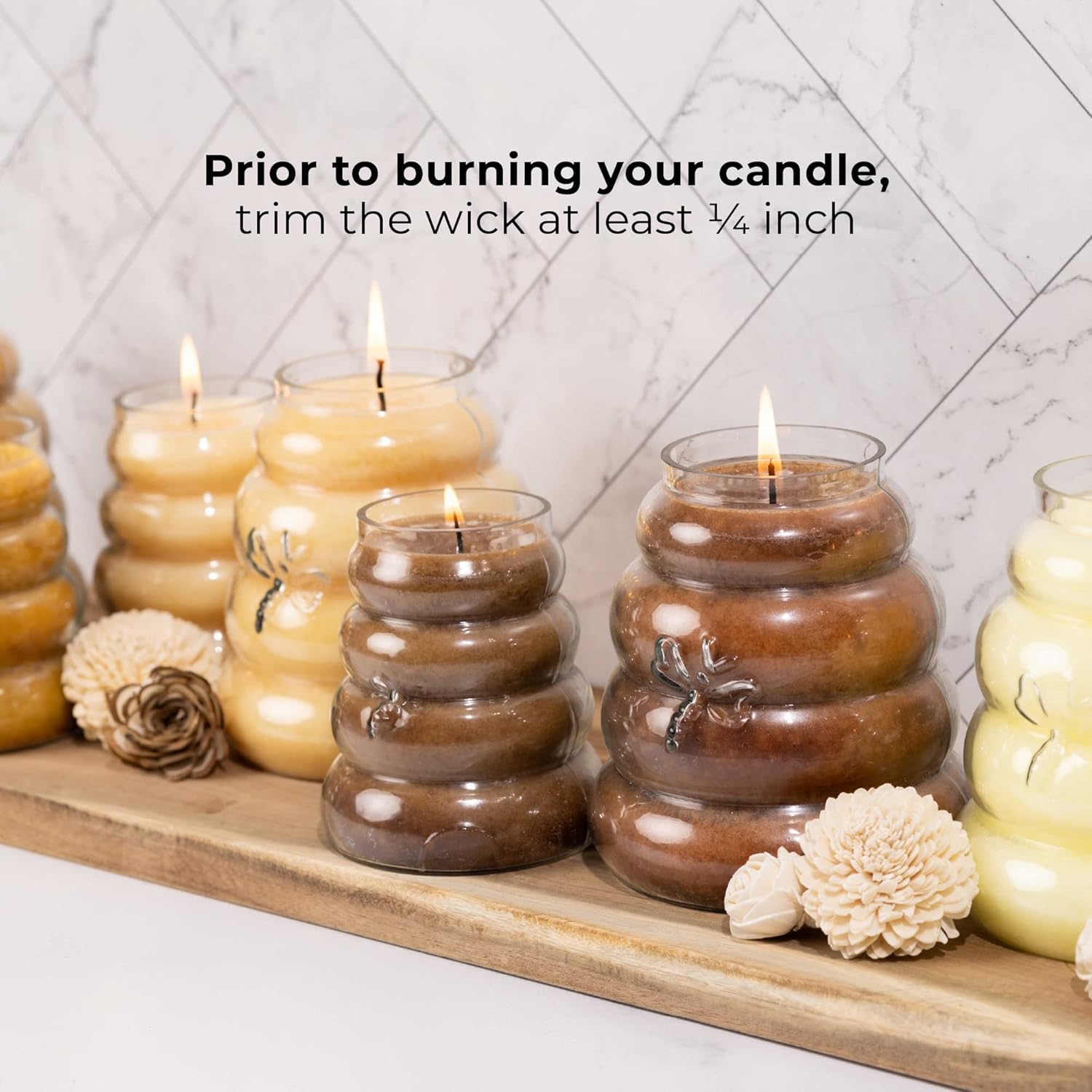 Delightful Honey Apple Bee Jar Candle