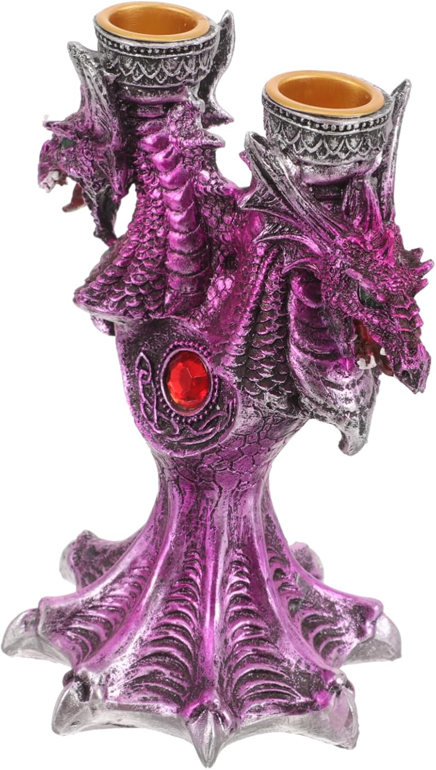 DECHOUS Halloween Dragon Candlestick Holder