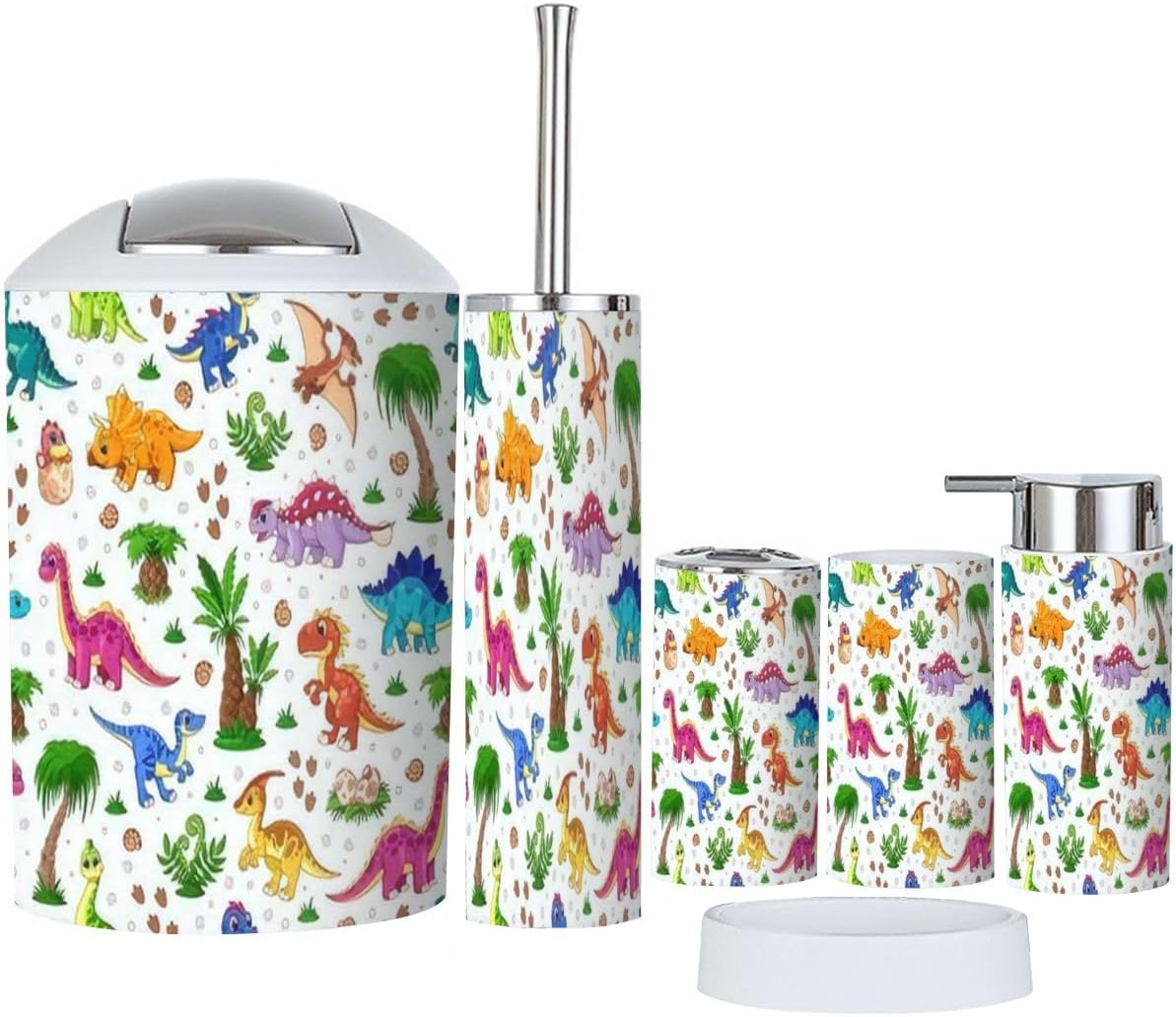Sturdy Dinosaur Bathroom Set